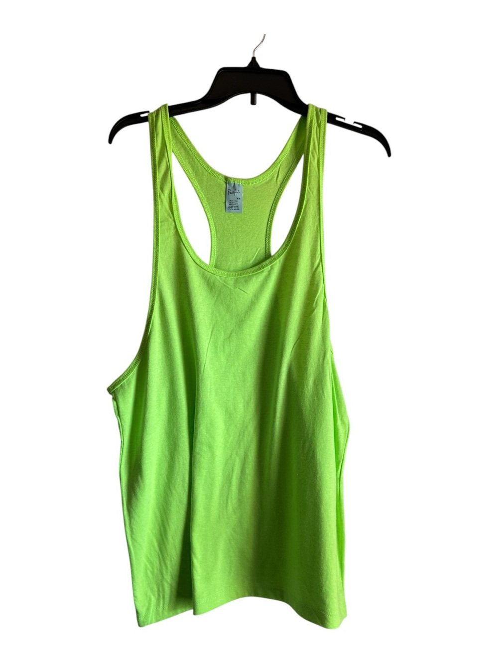 4/$20 NWOT Pacific Women’s Size M Neon Green Racerback Tank Top